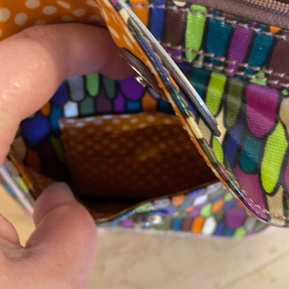 Fossil Key-Per Oil Cloth Crossbody - Picture 6 of 10